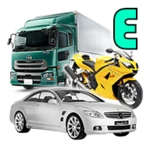 list of means of transport with pictures | english android application logo